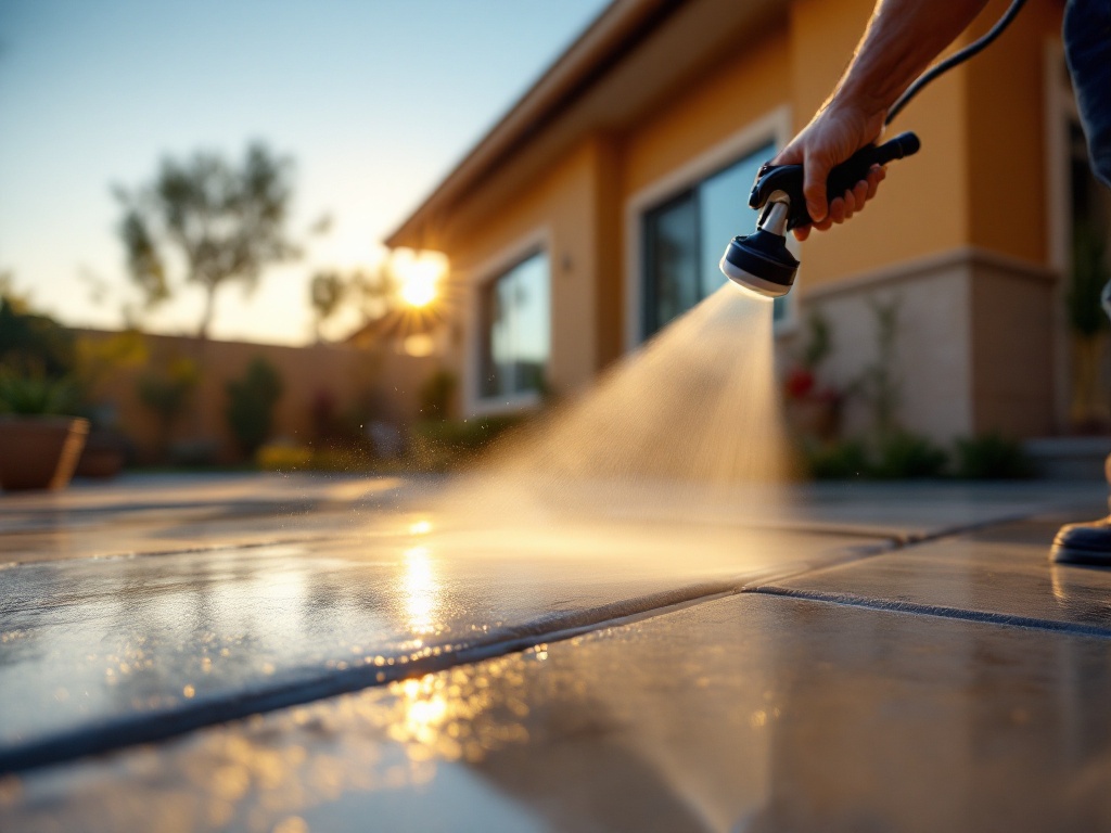 Concrete waterproofing sealer application in San Diego